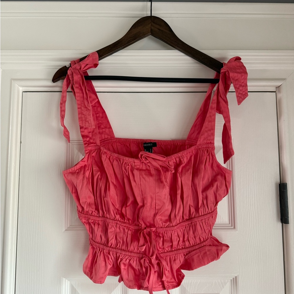 Pink Sleeveless Top